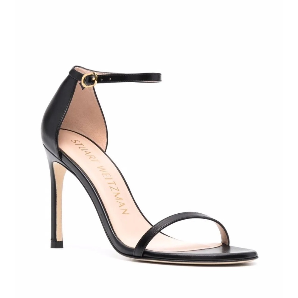 Stuart Weitzman Nudist Song Stiletto Heels - Size 9.5 Black
